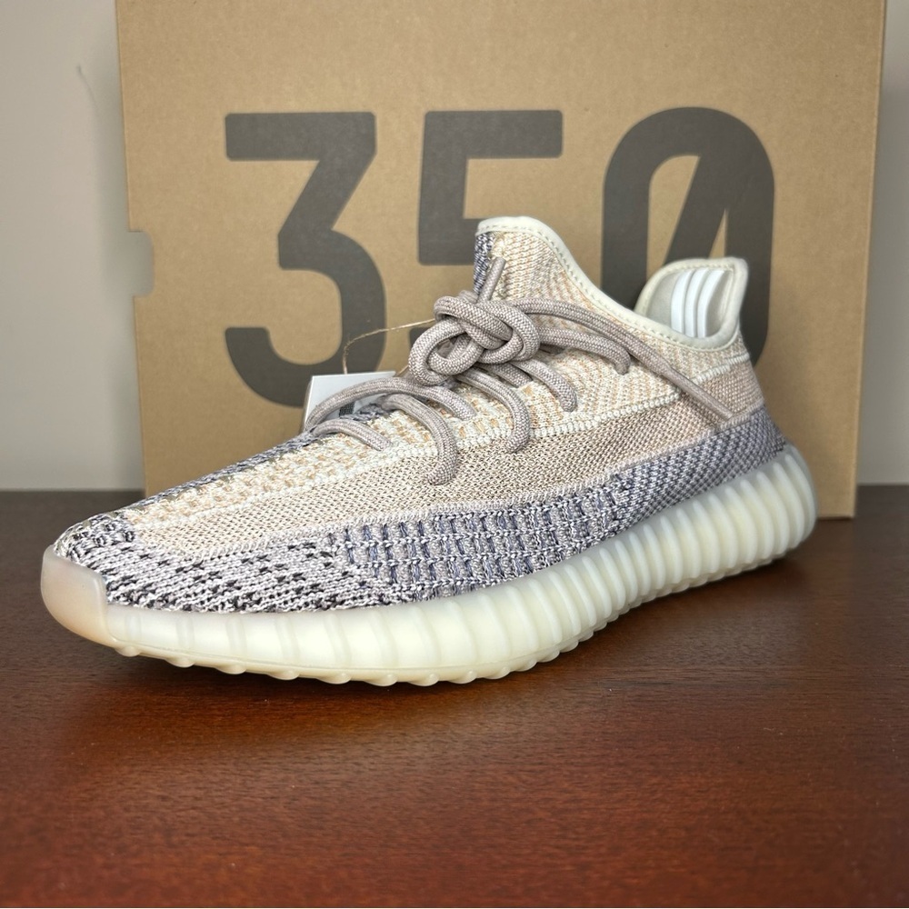 Adidas Yeezy Boost 350 V2 Ash Pearl (Unisex Size 9 Men's) - Picture 14 of 16